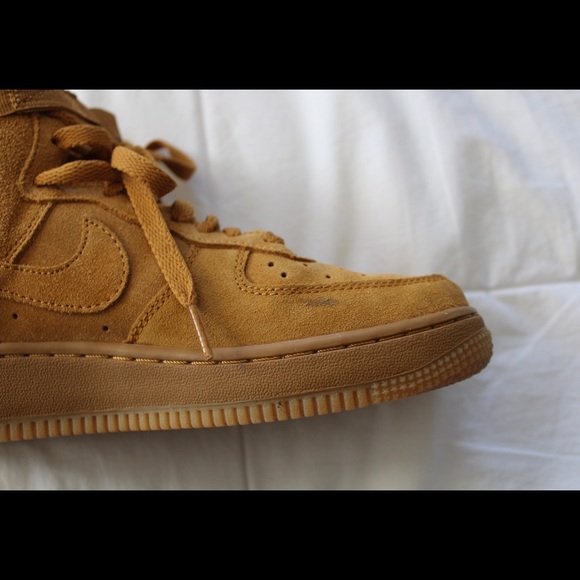 Nike Wheat Suede Air Force 1’s - Picture 5 of 5